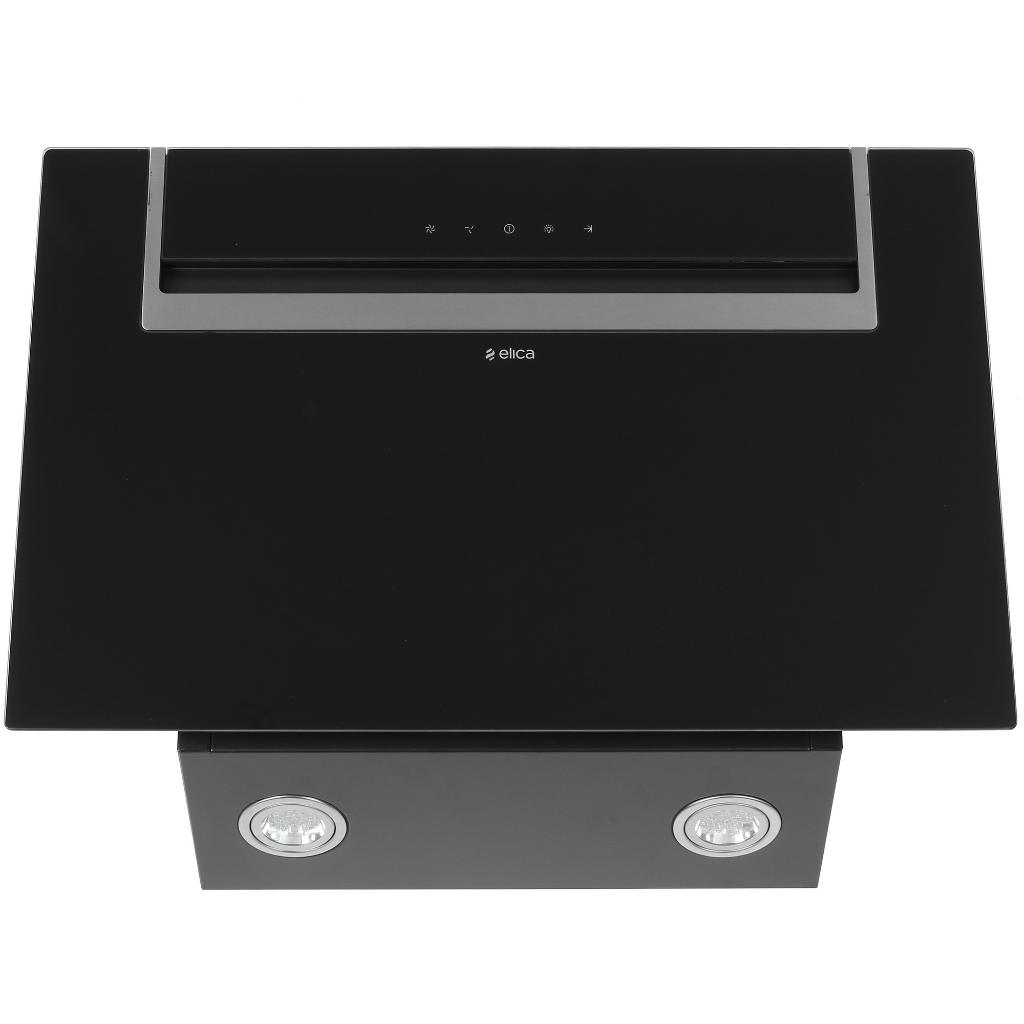 8189978 Вытяжка наклонная Elica SHIVER BL/A/60 черный/серебристый STDN-0024518 - Вид №1