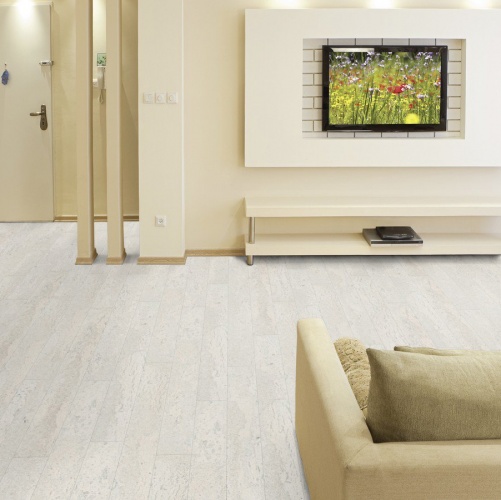 Пробка Wicanders Cork Plank Flock Moonlight (Гладкая) 1220х140 мм C81X001 - Вид №23