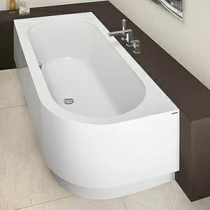 Ванна угловая HAPPY D 180х80 см с аэромассажем Deluxe