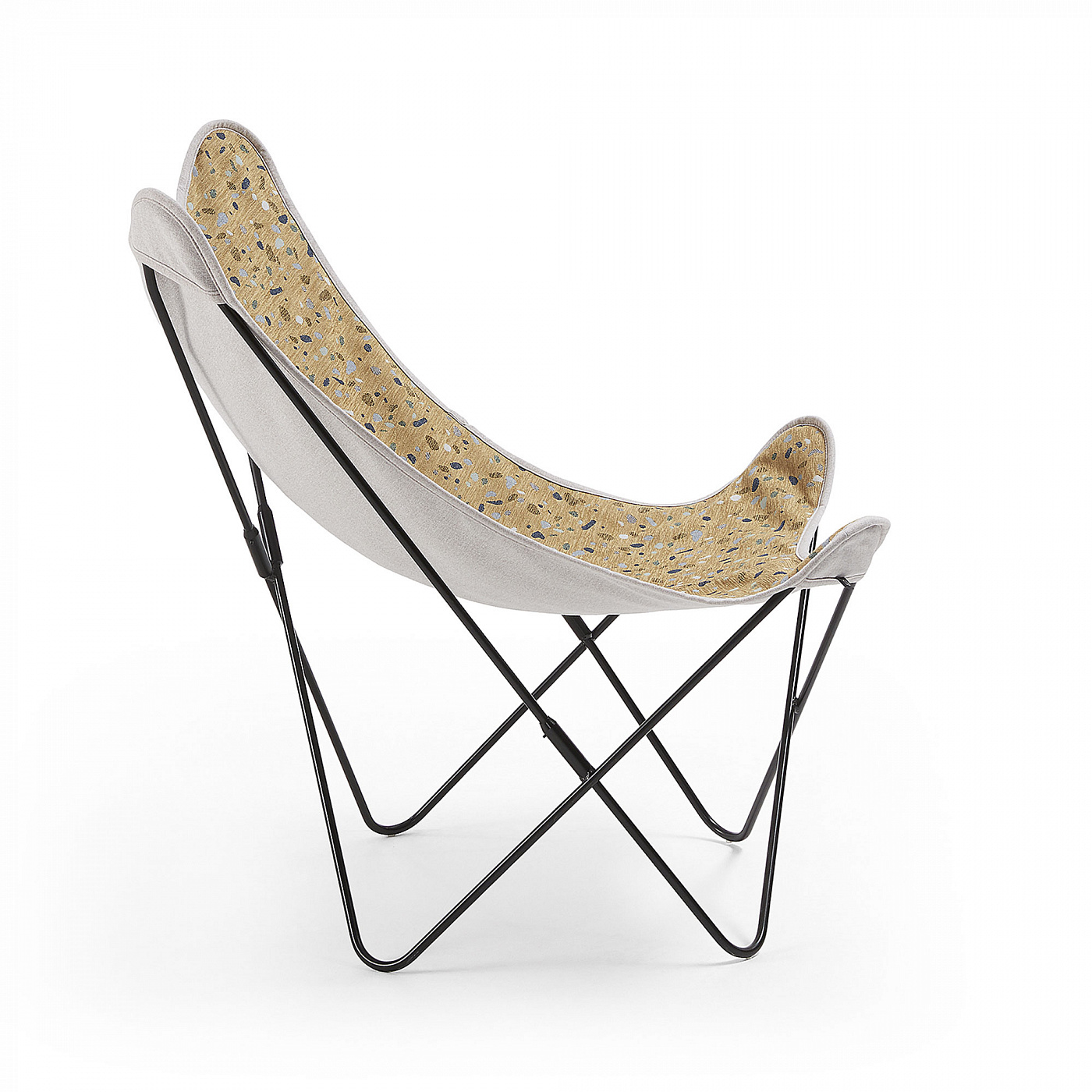 065233 Кресло nn ткань terrazzo горчица La Forma Fly - Вид №2