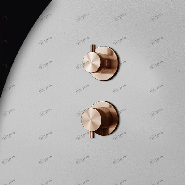 Смеситель для душа розовое золото Hiro Radomonte HIR9R