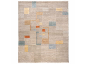 Индийский ковер из новозеландской шерсти и чистого шелка