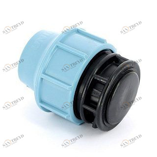 Заглушка 63 обжим для труб ПНД UNIDELTA 1012064000