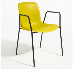 Grado Design Стул из полипропилена с подлокотниками и стальной основой Every Eve-ch-02