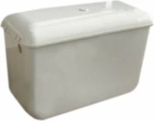 Бачок пластмассовый А-01 верхнего расположения, с арматурой