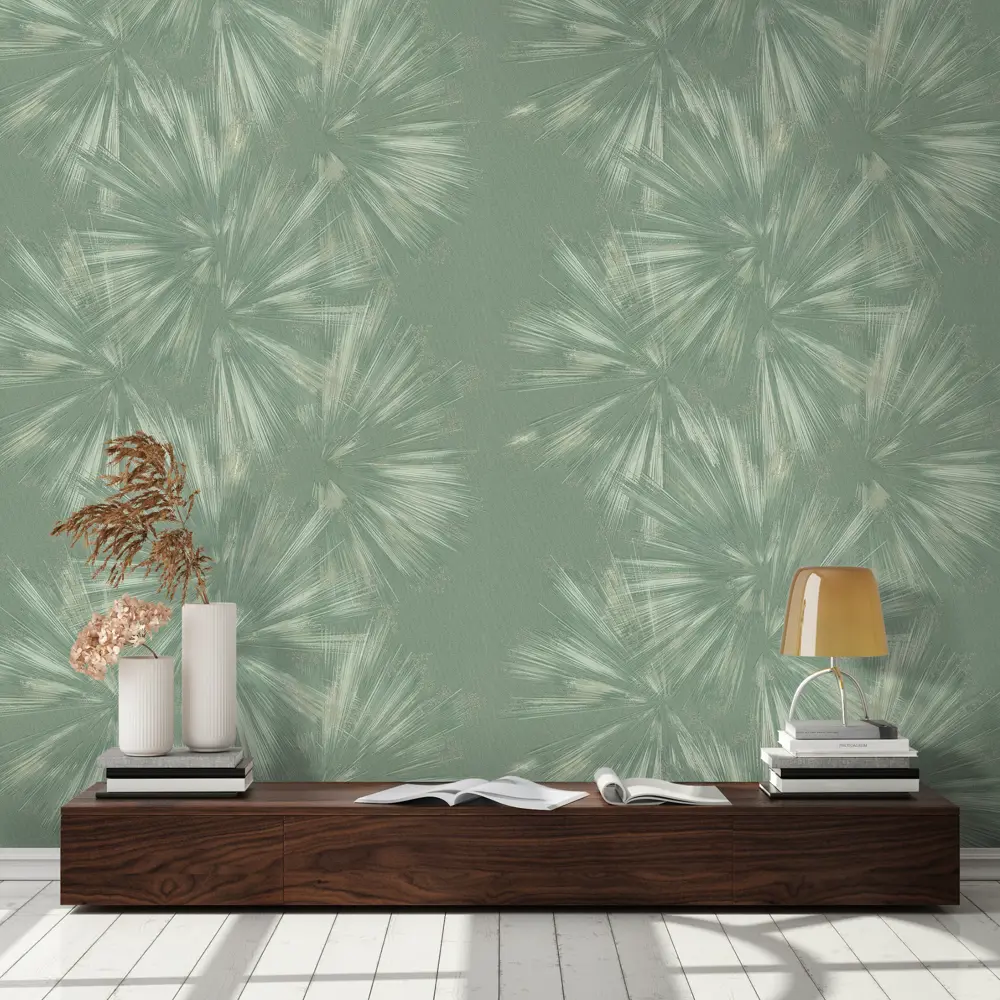 Обои флизелиновые Ornamy Extase зеленые 1.06 м OR8084-04 STLM-2152472 - Вид №2