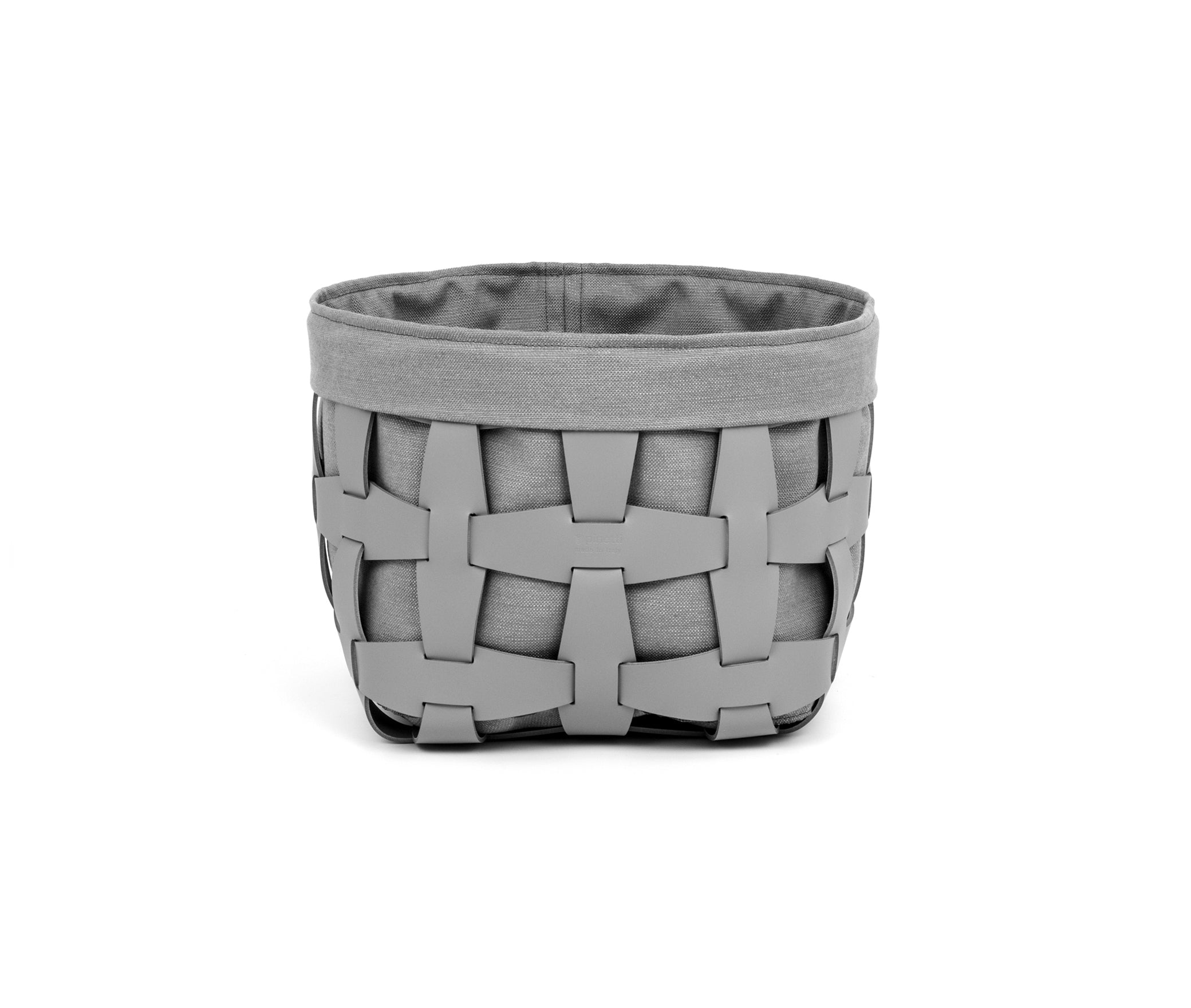 Крючок Маленькая Корзинка - 35X35XH26,5 см / регенерированная кожа_светло-серый Pinetti 00.0190.082.083 - Вид №1