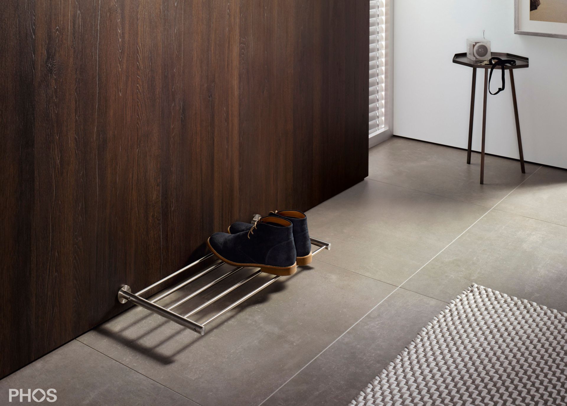 SR600-1W Настенная полка для обуви шириной 60 см. PHOS 