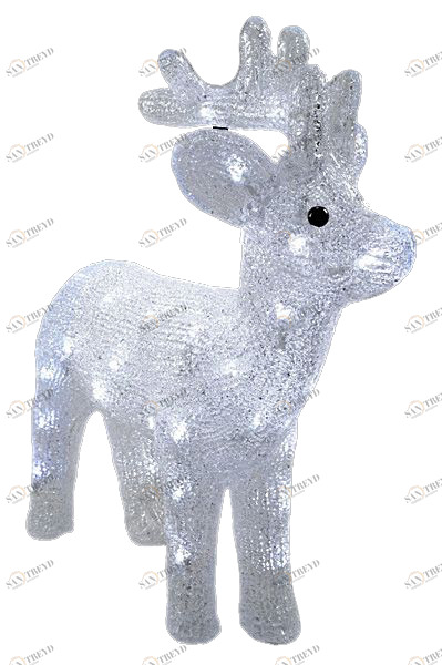 Световая Фигура "Оленёнок" 3D ELKI СВЕТОВЫЕ ФИГУРЫ 017729 Белый 