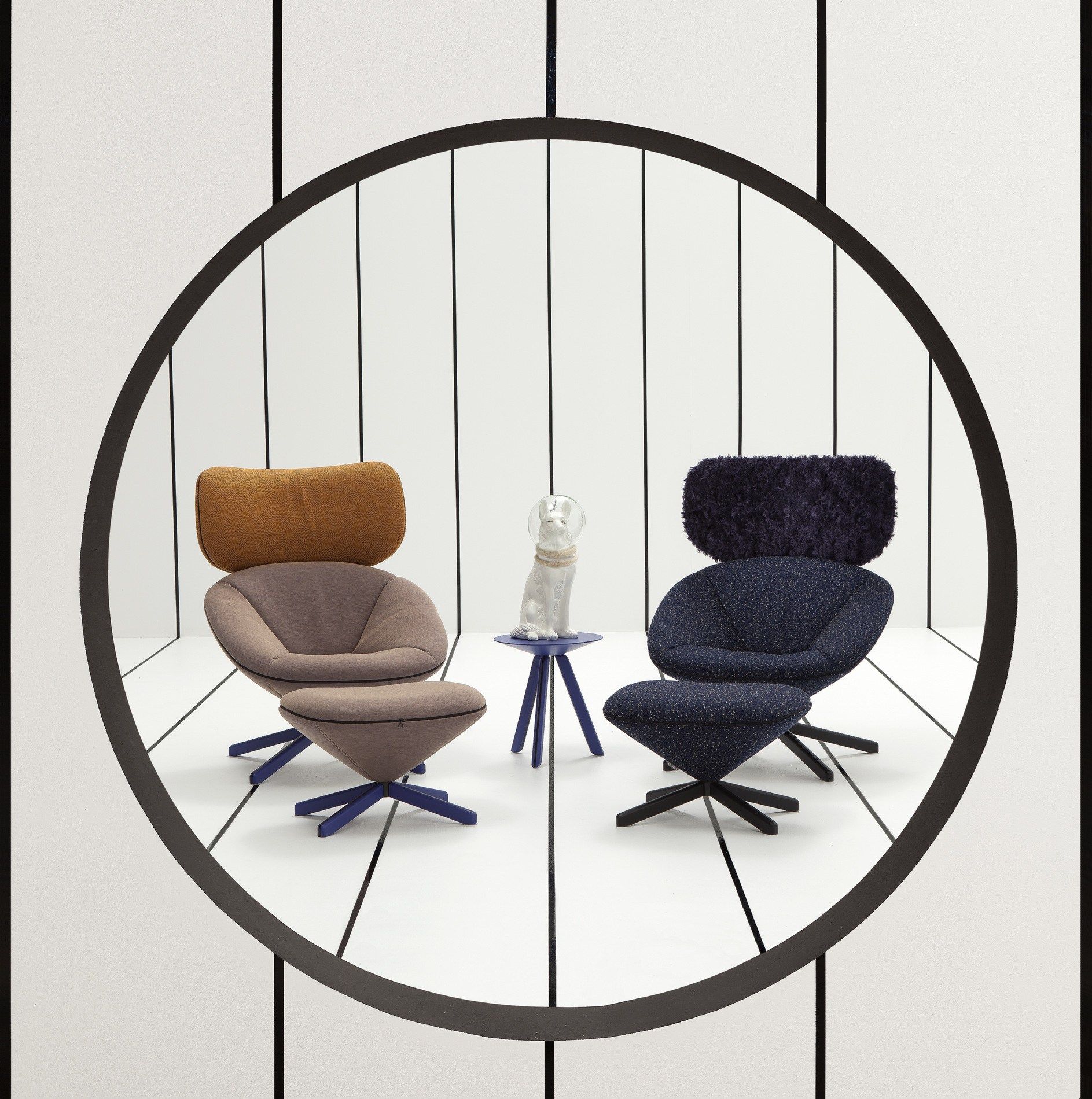 Тканевое кресло с подголовником SANCAL ARCH-00040198 - Вид №5