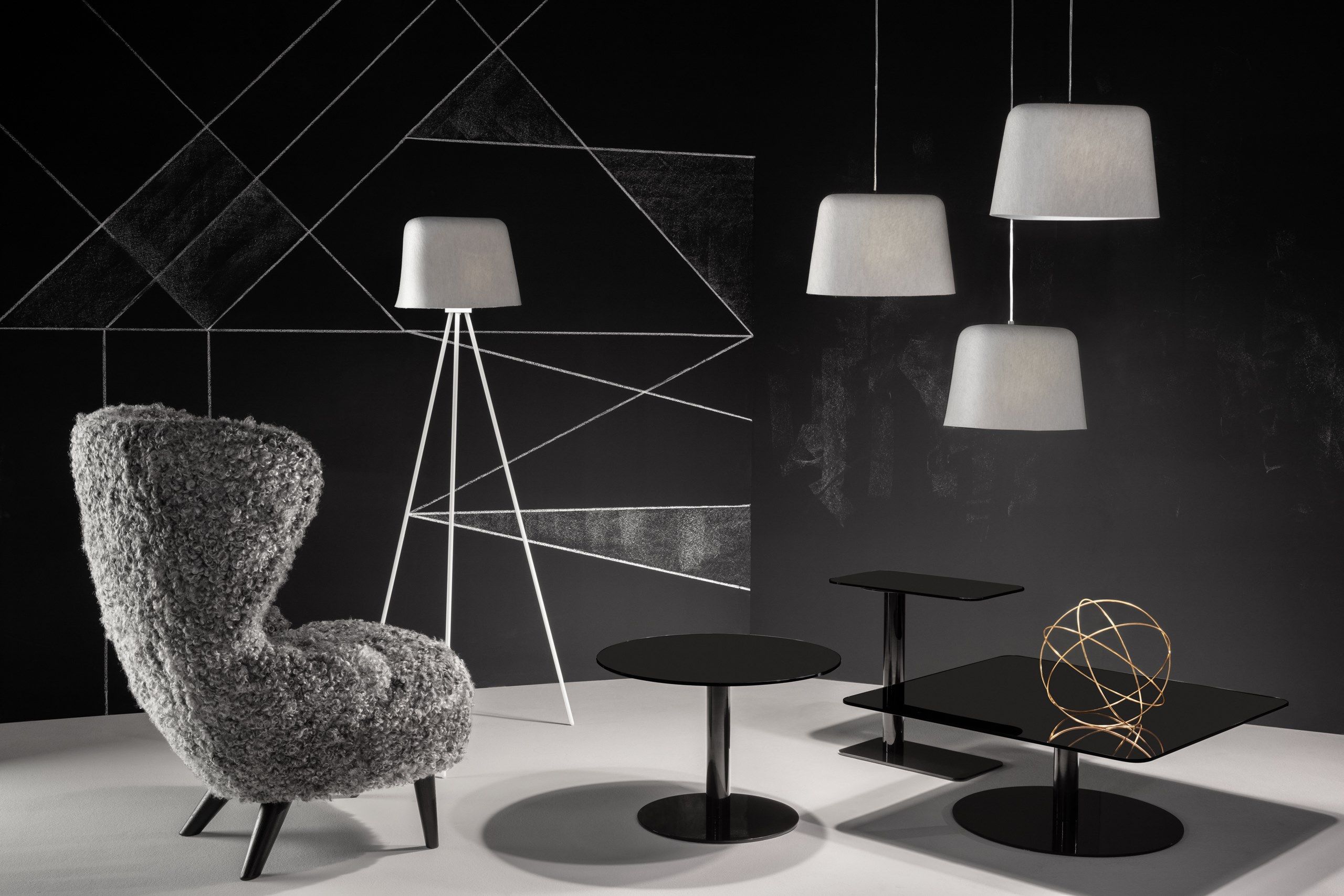 Журнальный столик из стали и стекла In Stock Том Диксон ARCH-00027713 - Вид №2