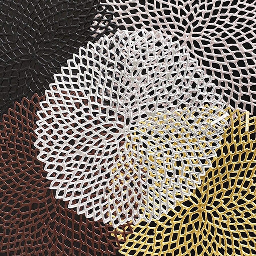 Салфетка виниловая Silver, 36х39 см Chilewich C0403DAHLSILV - Вид №2