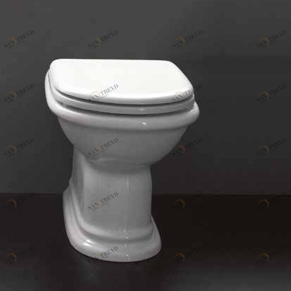 24004 Приставной унитаз напольный Зеленый Althea Ceramica Сlassic Rose Италия