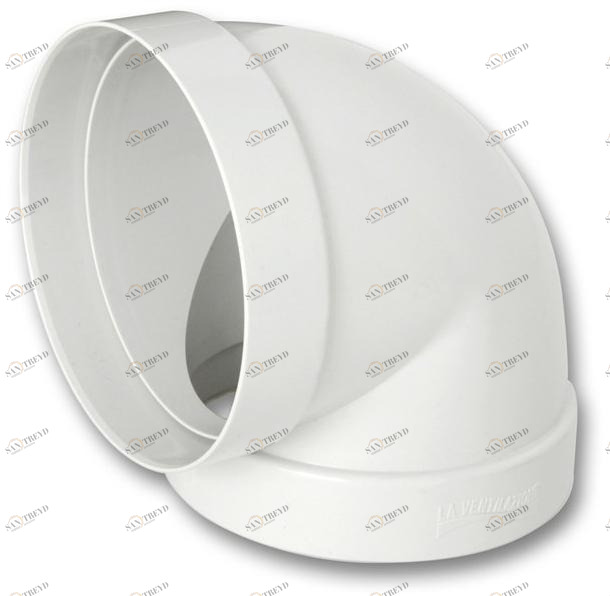 First Corporation Изгиб на 90 ° из абс для круглых труб La ventilazione Ccr100b