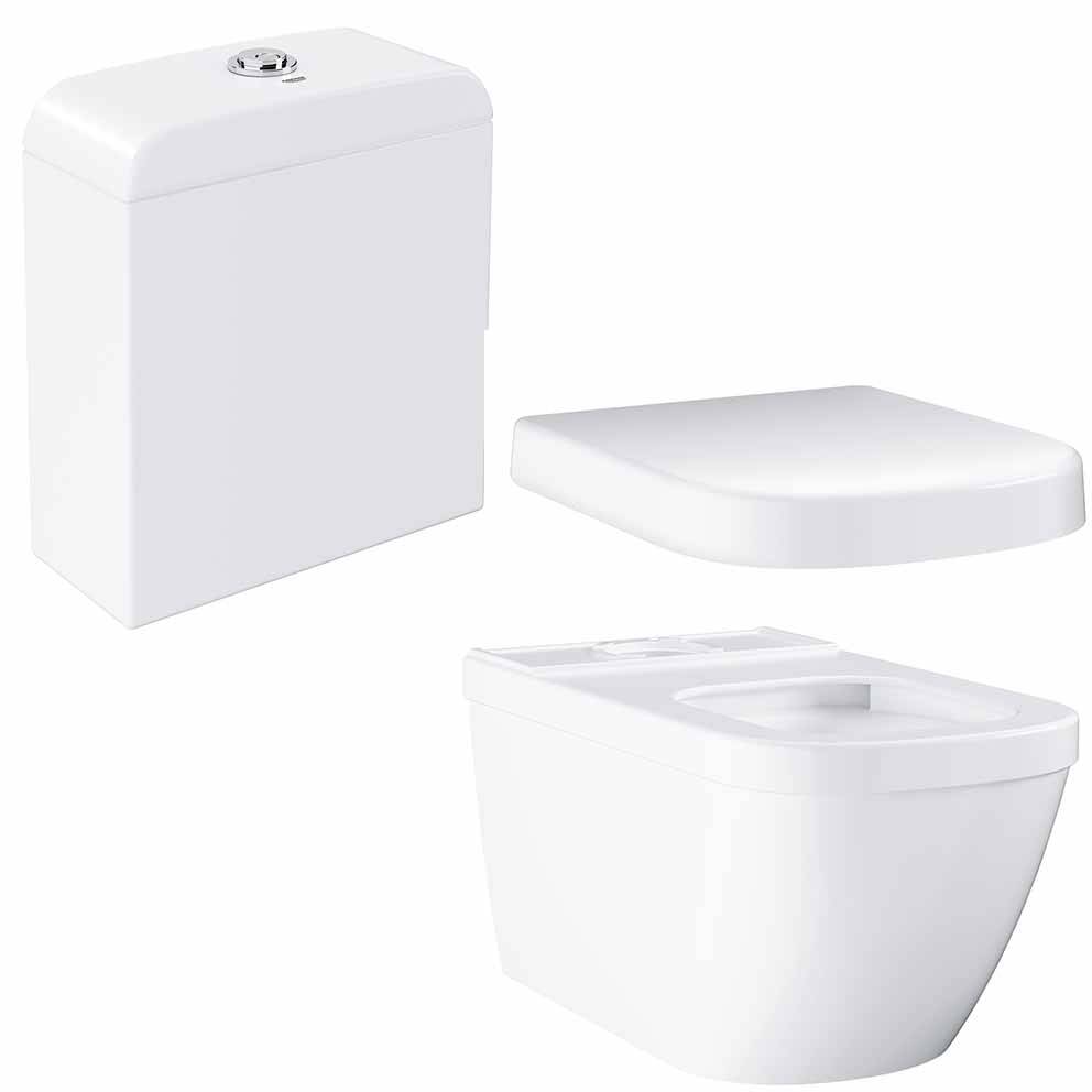 NW0013-1 Компакт унитаз с бачком Белый Grohe Euro Тайвань