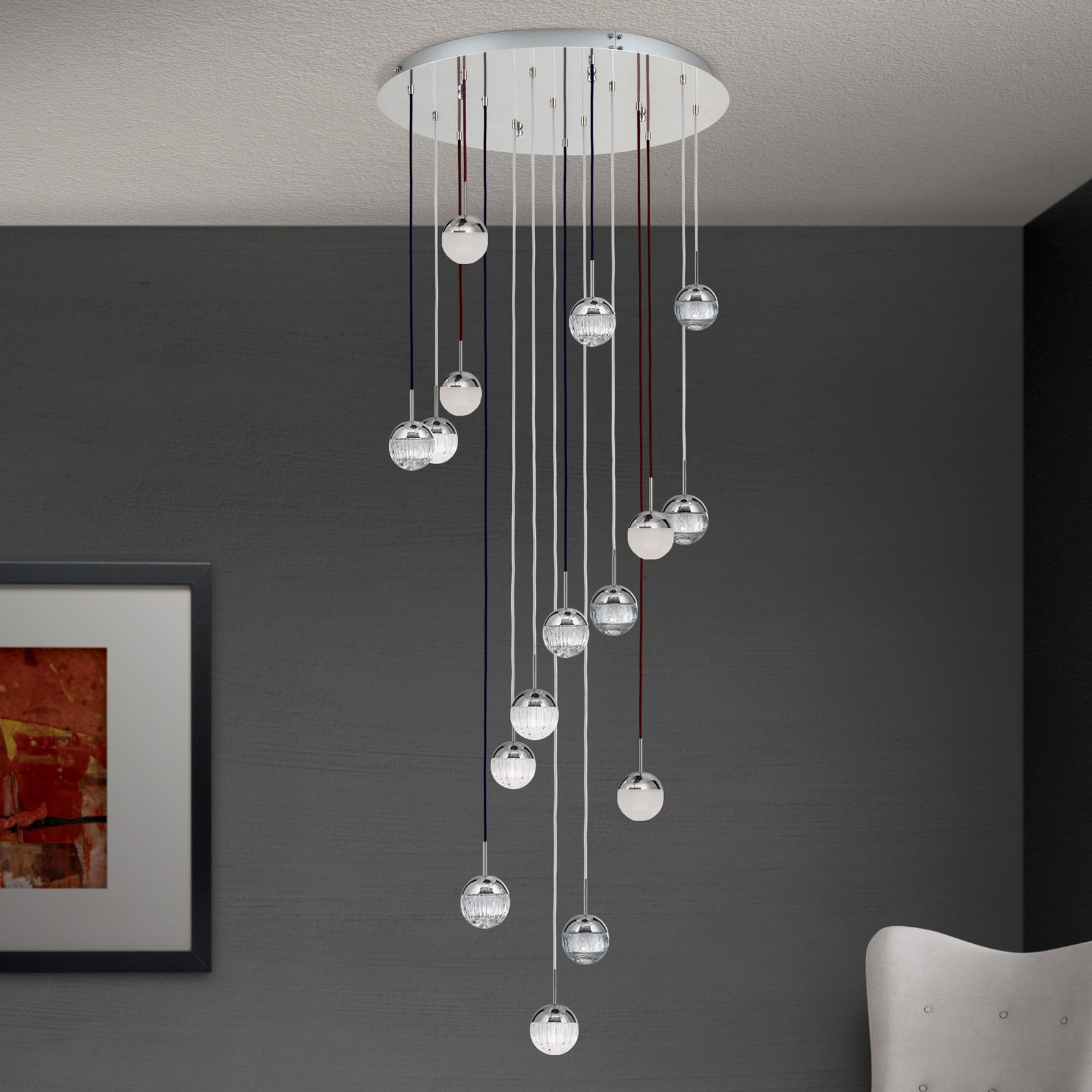 Латунь и Кристалл подвесной светильник Orion ARCH-00042058 - Вид №9