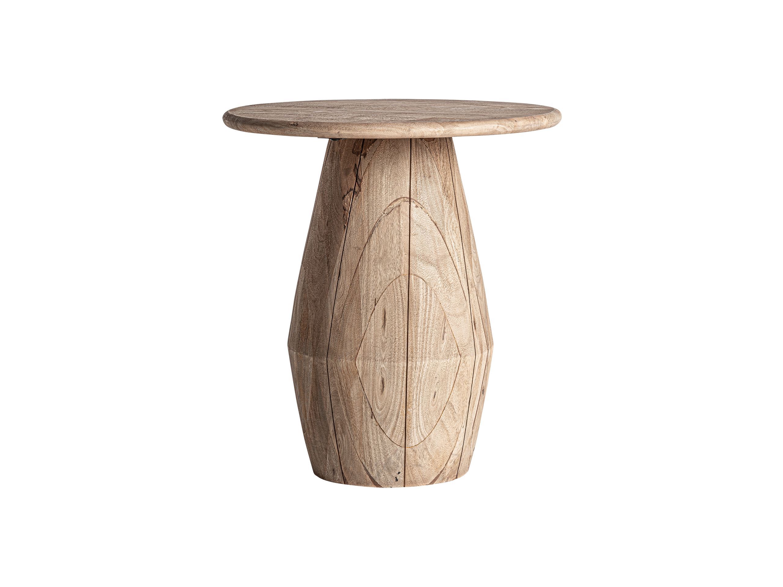 Круглый деревянный журнальный столик Vical Home жаккард ARCH-00046153 - Вид №1