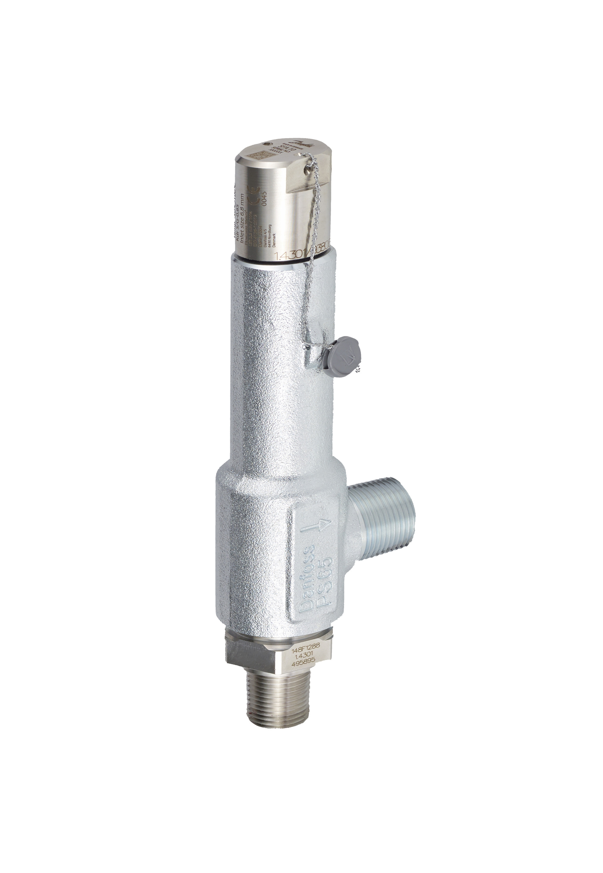 Danfoss SFA 10 — предохранительные клапаны, зависящие от противодавления с уставкой открытия 10-65 бар SFA 10H T 242 Клапан предохранительный 148F4242  - Вид №12