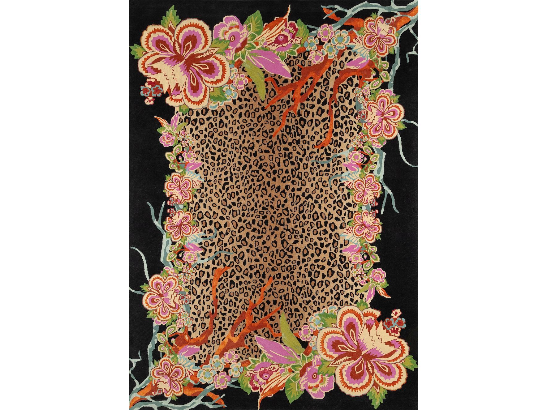 Шерстяной ковер ручной работы Toulemonde Bochart JUNGLE FOREST ARCH-00071154