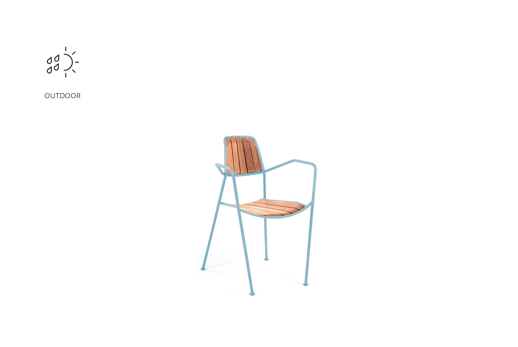 Садовый стул с подлокотниками prostoria Osmo ARCH-00131531 - Вид №4