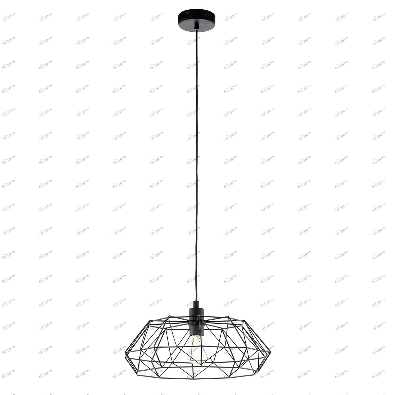 Подвесной светильник Eglo Carlton 2 49487 EGLO CARLTON 086557 Черный