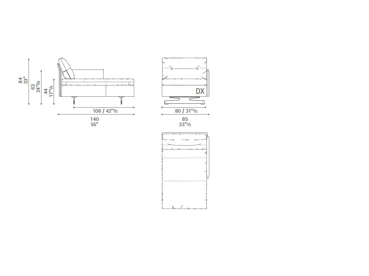 Диван с журнальной стойкой Poltrona Frau коллекция-диваны и кресла ARCH-00101037 - Вид №35