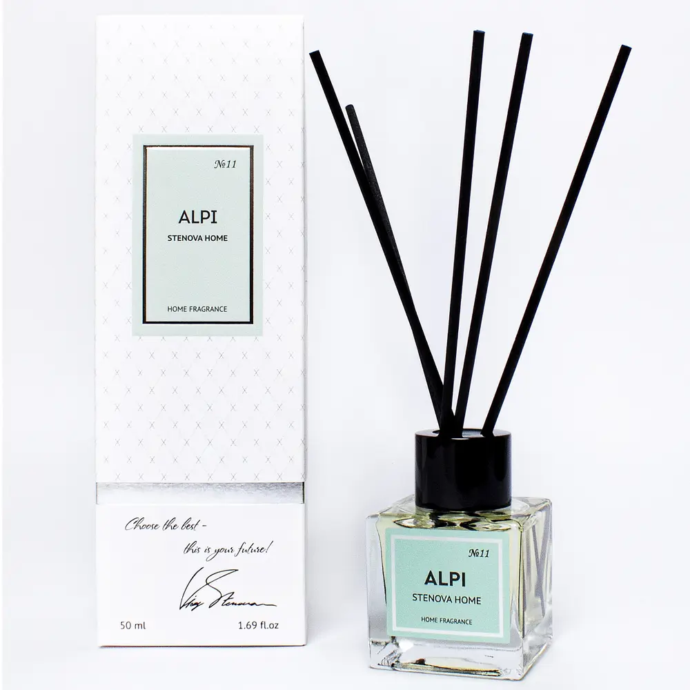 Аромадиффузор STENOVA HOME №11 Alpi 50 мл с ароматом бергамота и апельсина 89342973 STLM-0828032