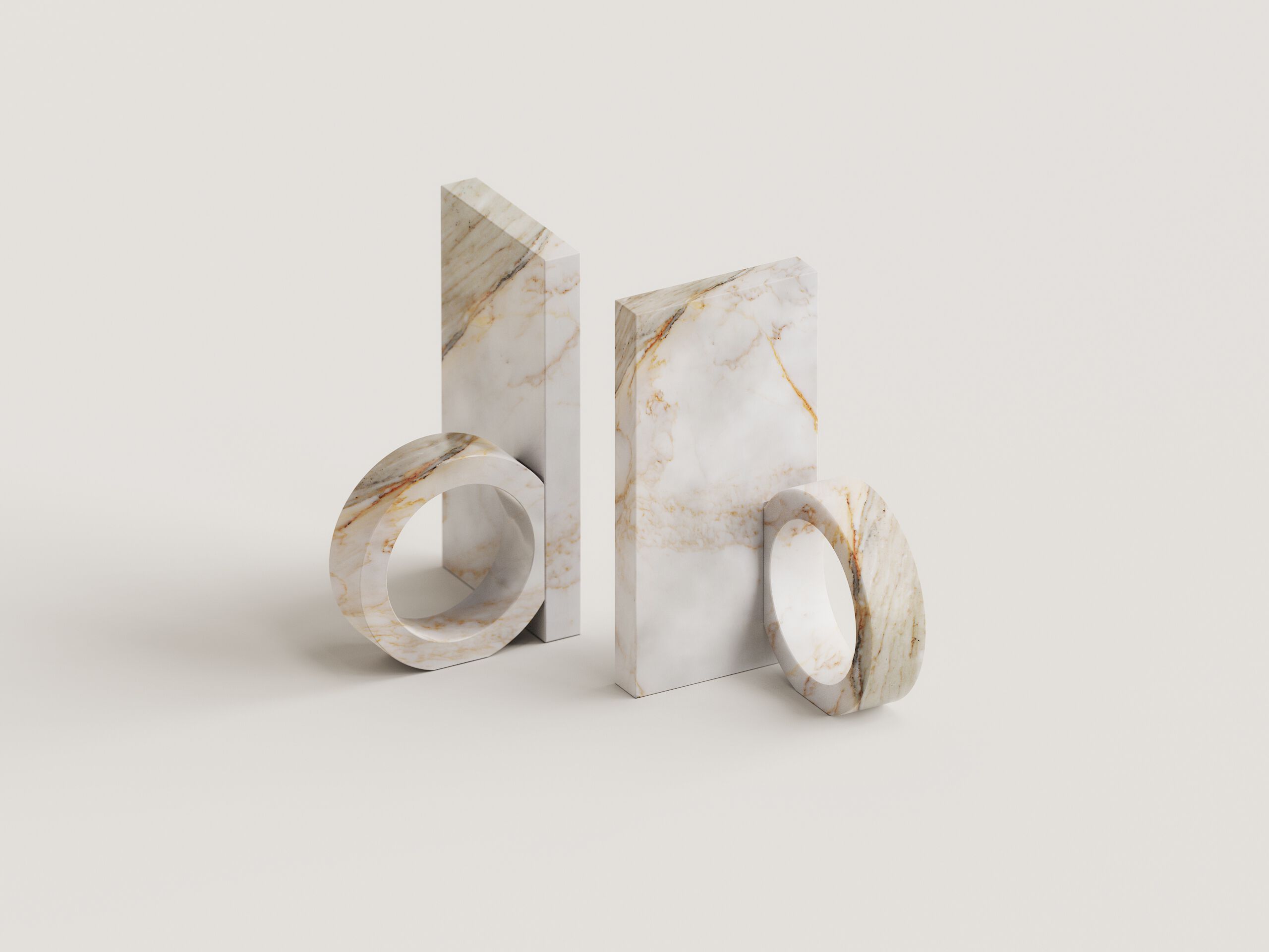 Мраморный форзац Calacatta Pistore Marmi кольцо ARCH-00106630 - Вид №4