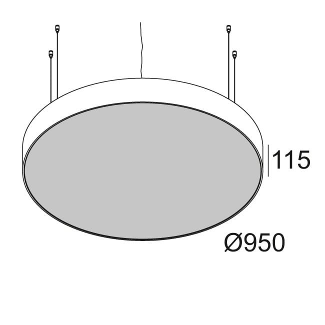 Затемняемый светодиодный подвесной светильник Deltalight Supernova ARCH-00073240 - Вид №7