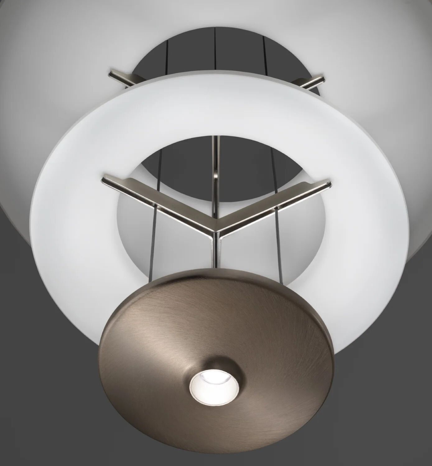 Стеклянный светодиодный подвесной светильник Vetreria Vistosi Dione ARCH-00100537 - Вид №1