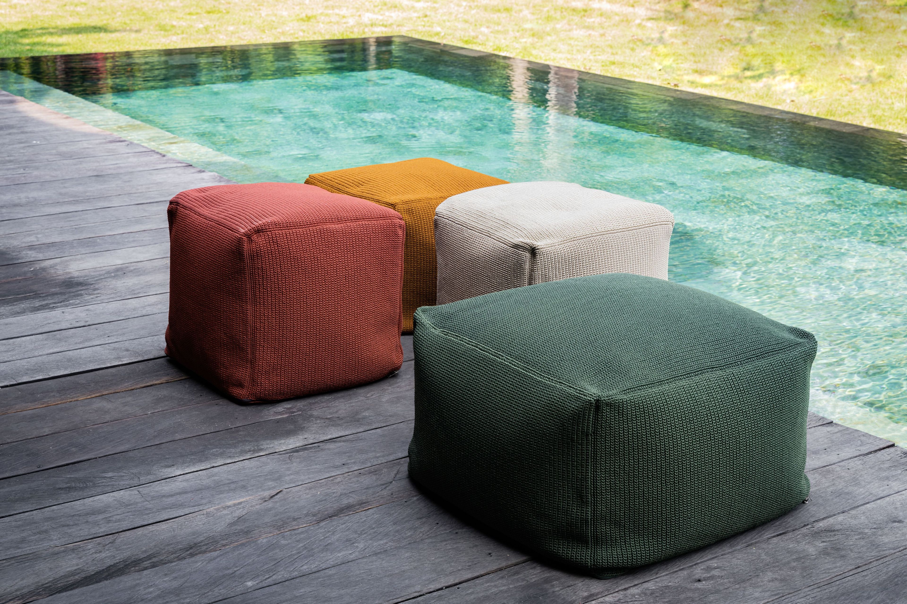 Квадратный садовый пуфик из веревки cbdesign Виареджо ARCH-00086752 - Вид №16