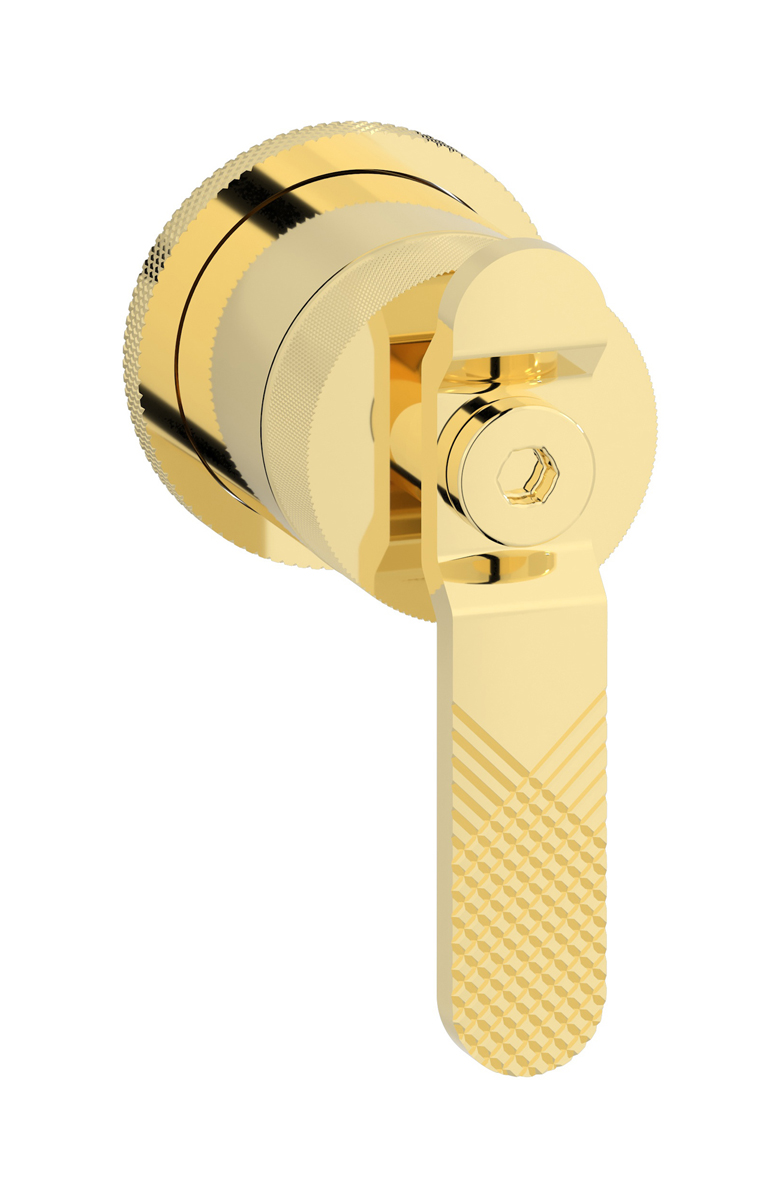 Внешние части встроенного смесителя на 1 потребителя WE ARE IB b2305ii Pale Gold Bold