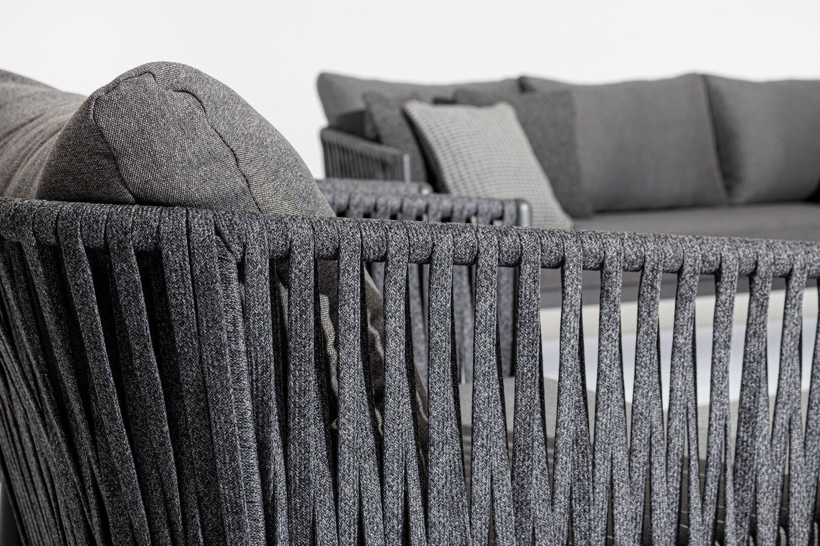 Веревочное и тканое садовое кресло с подлокотниками BIZZOTTO Florencia ARCH-00111854 - Вид №22