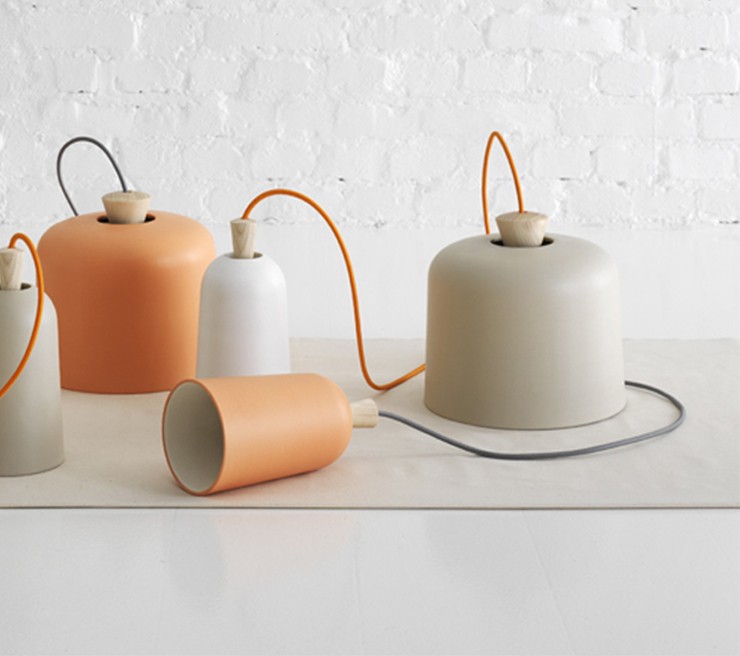 Ex.T Fuse Large Подвесной светильник коралл с серой проволокой EXFUSEG/CO - Вид №2