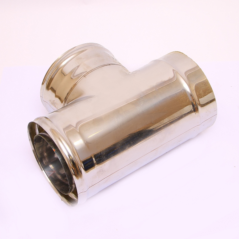 Сэндвич-тройник 90" Ferrum Ф150х210 нержавеющая сталь (430/0,5мм) FD11150T4FF - Вид №2