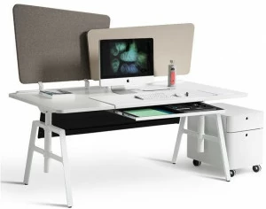 Wiesner-Hager Рабочий стол прямоугольный с ящиками Etio