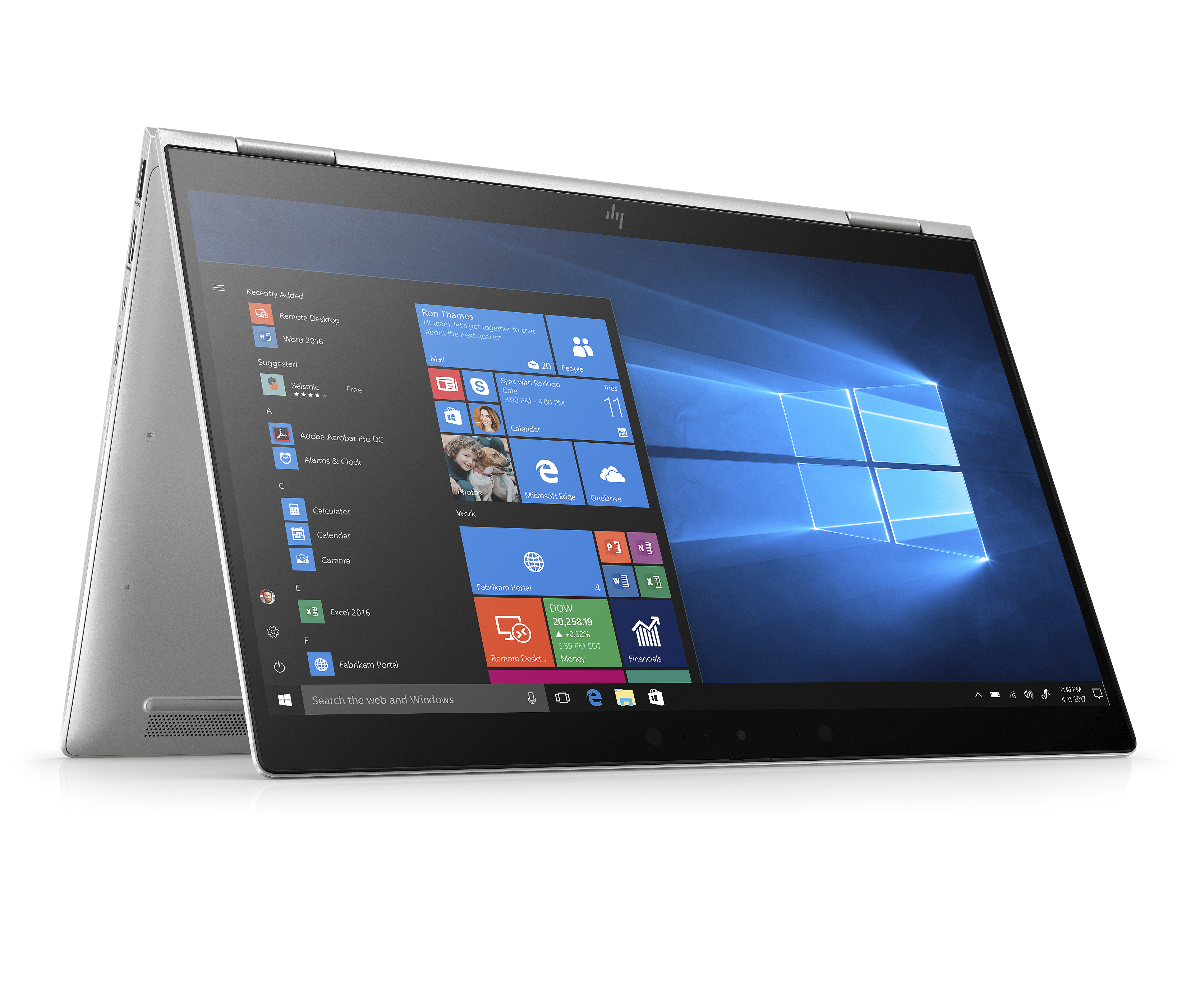 7KN24EA#ACB elitebook x360 1040 g6 14"(1920x1080)/touch/intel core i7 8565u(1.8ghz)/16384mb/512ssdgb/nodvd/int:intel hd graphics 620/67whr/war 3y/1.35kg/metallic grey/w10pro + 400 nit, no pen HP Santreyd  - Вид №7