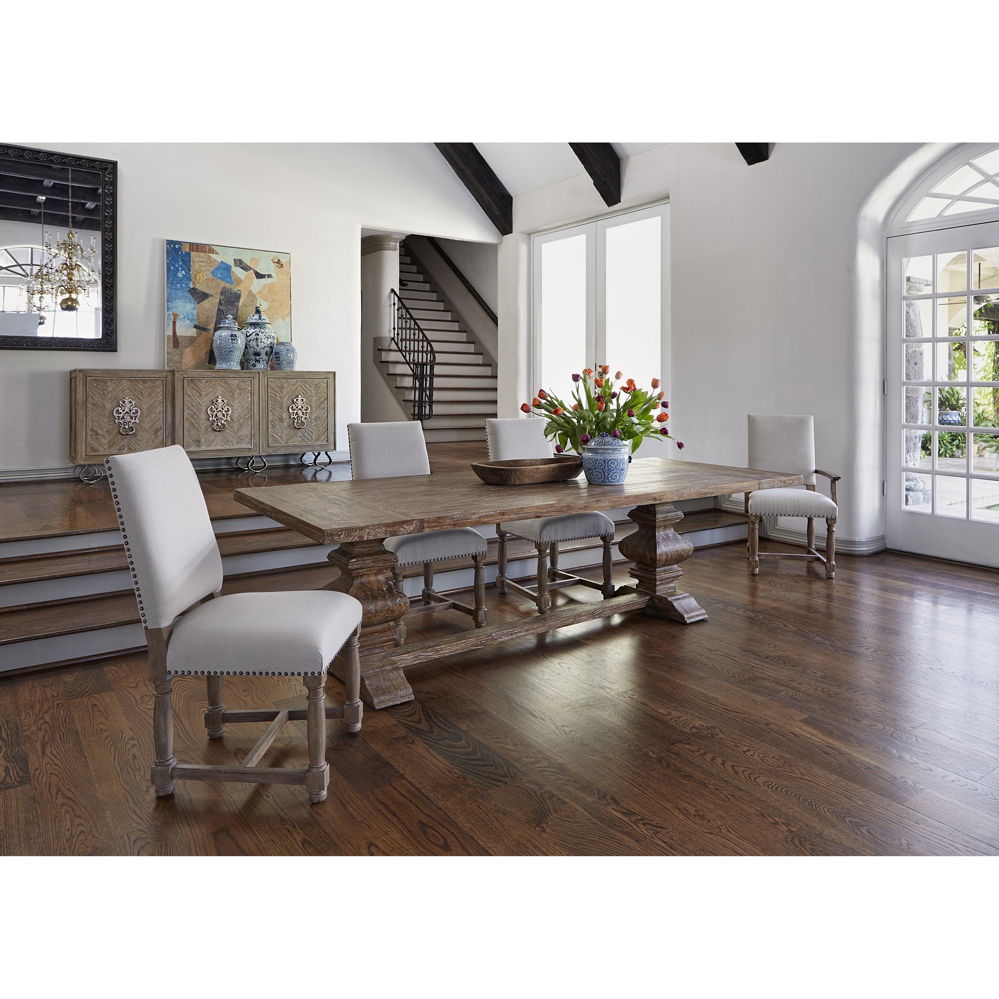 Обеденные столы 27016-600-080 Voranado Dining Table - 80" Ambella  - Вид №1