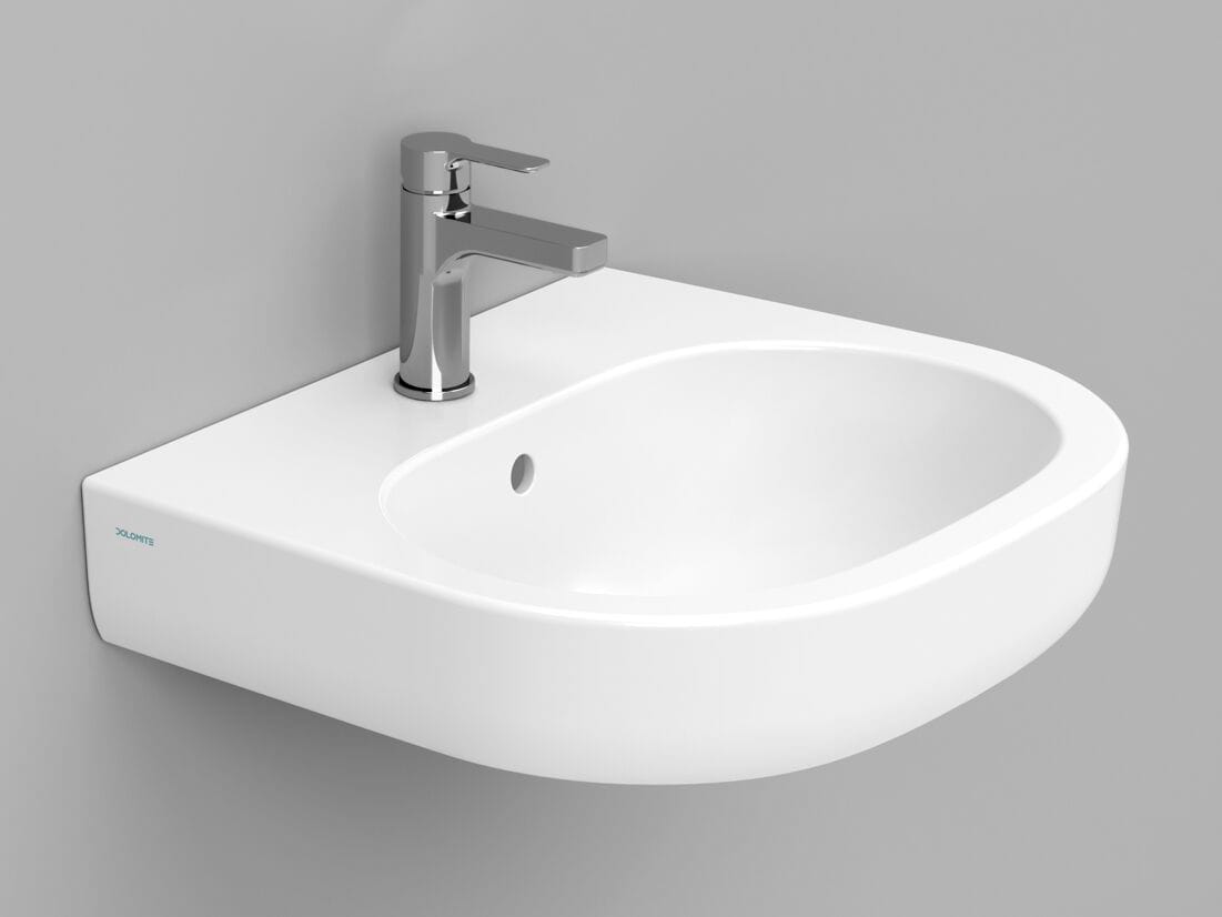 Керамическая подвесная овальная раковина с переливом Ceramica Dolomite мирт ARCH-00068323