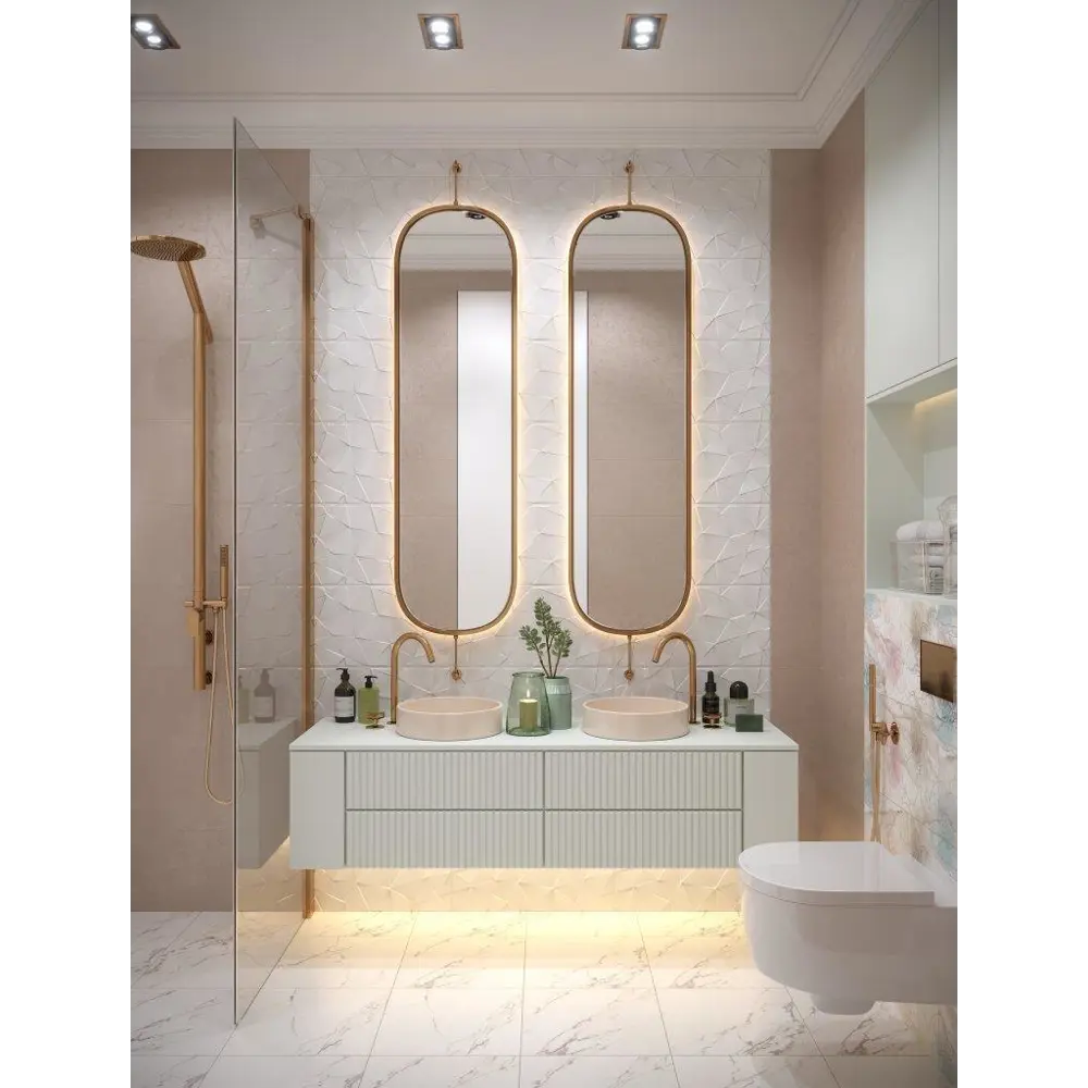 Керамическая плитка Axima Тенерифе белый мрамор 30х60 см 89231673 STLM-0948749 - Вид №1