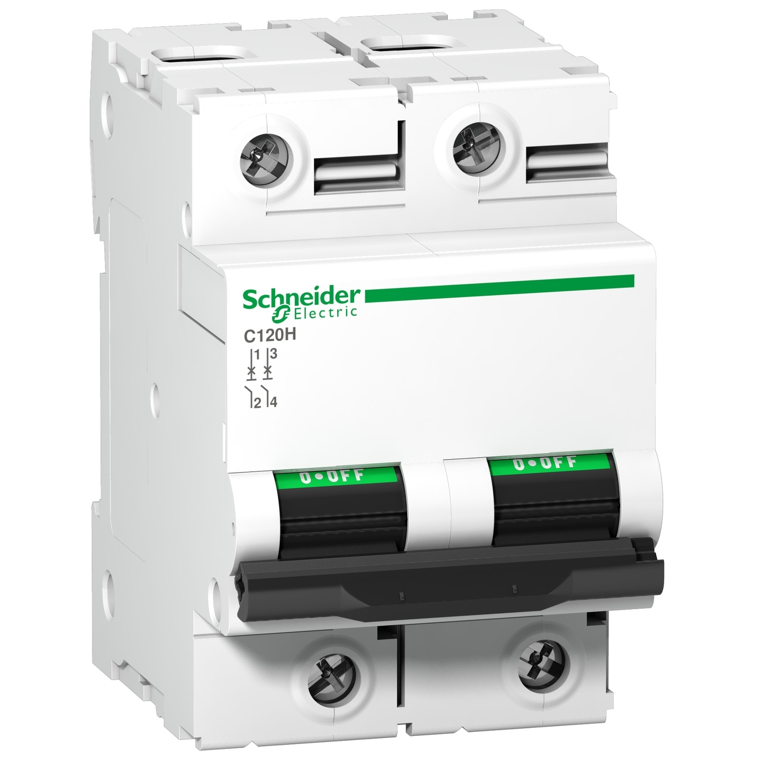 A9N18456 Автоматический выключатель Acti9 2P 63А (C) 15кА Schneider Electric Acti 9 