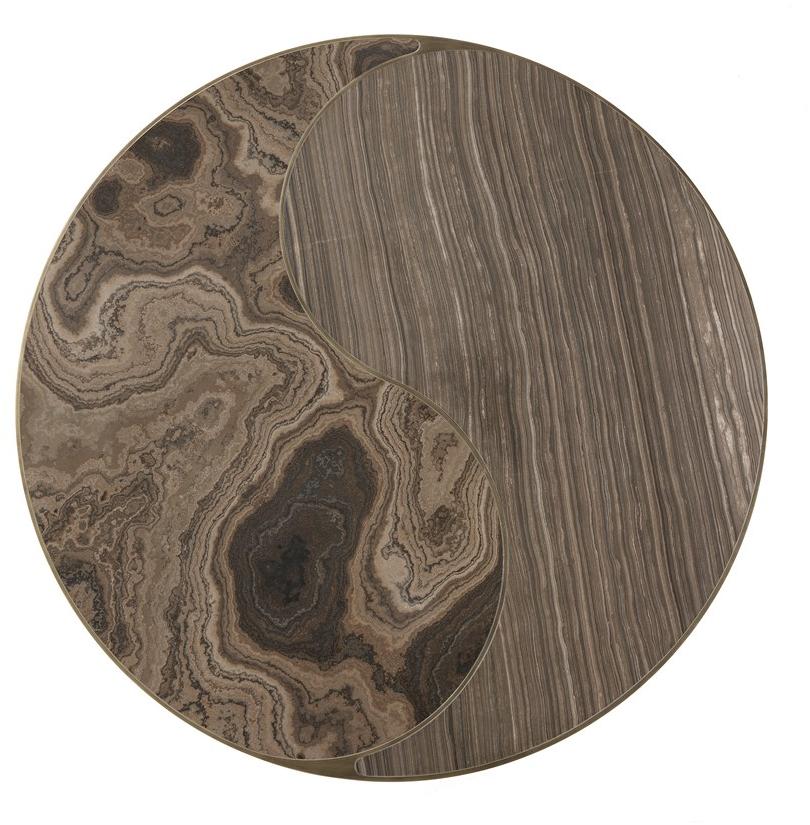 ETRO Home Interiors Круглый стол для гостиной из мрамора эрамоза  E.dal.123.a  - Вид №2