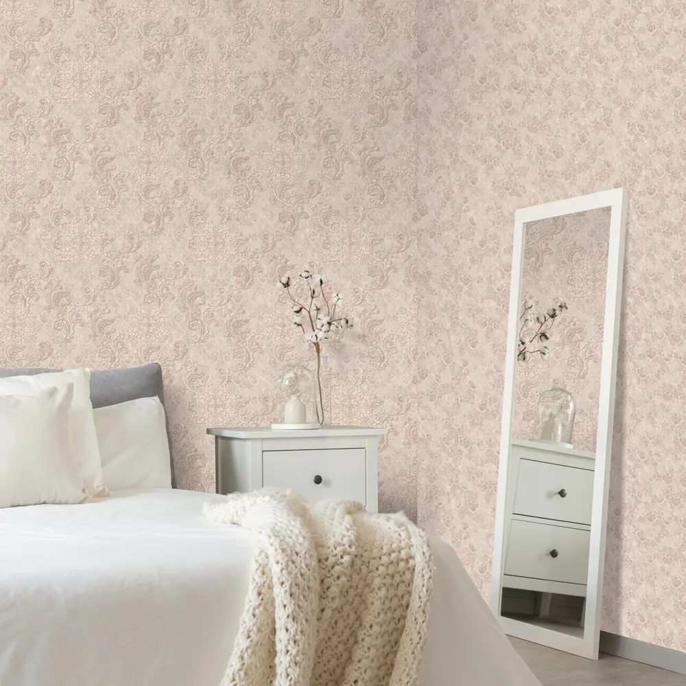 Обои флизелиновые Euro Decor Marco бежевые 1.06 м ED7116-01 88477371 STLM-2050273 - Вид №3