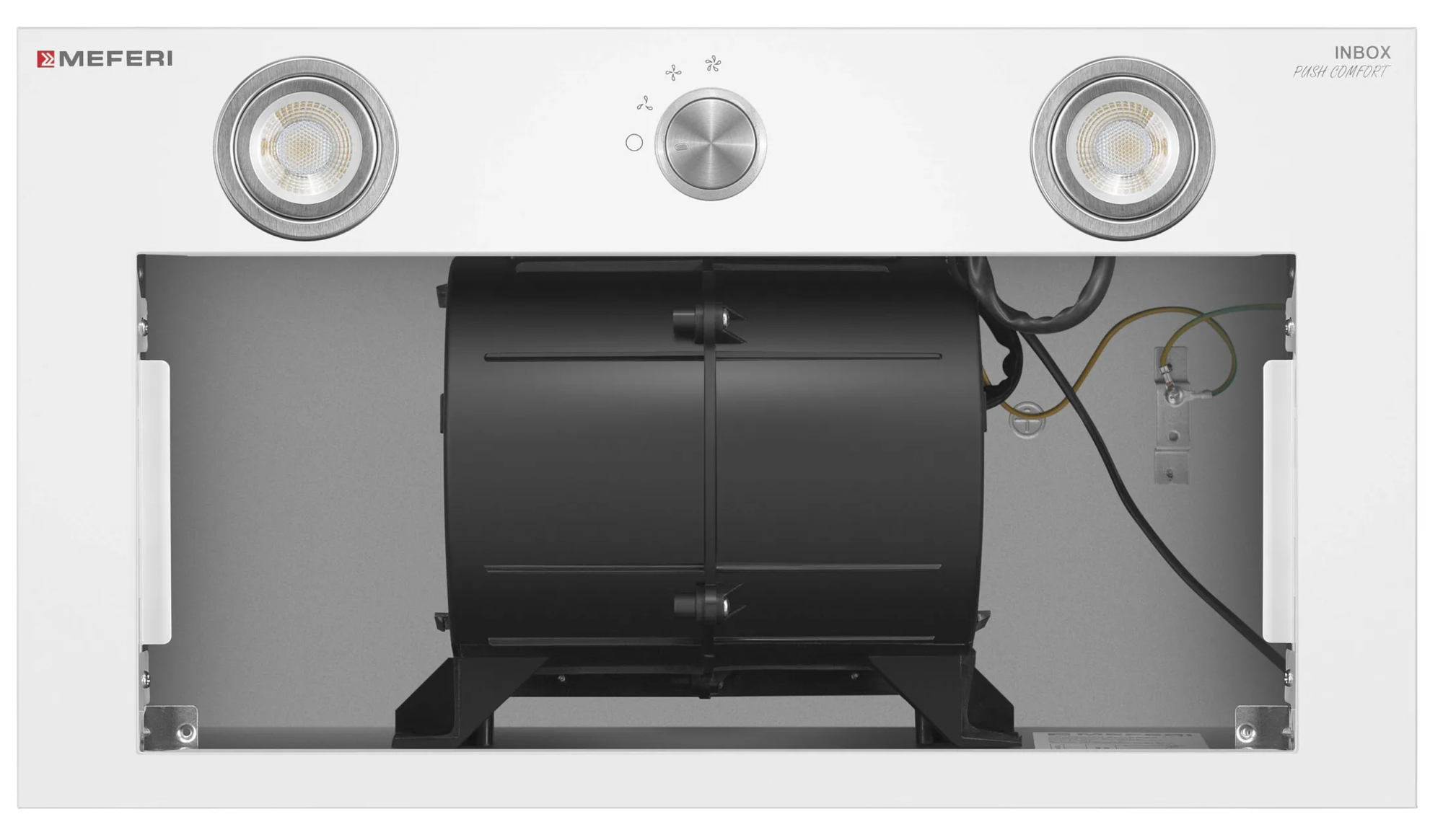 9270641 Вытяжка полновстраиваемая Meferi INBOX52WH PUSH COMFORT белый STDN-0081086 - Вид №6