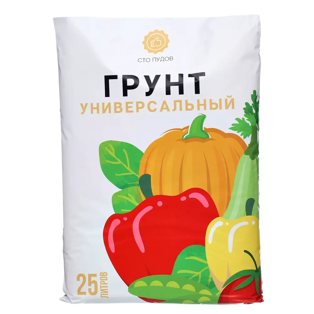 Грунт Сто пудов универсальный 25л 83742324 STLM-2120556 Santreyd 