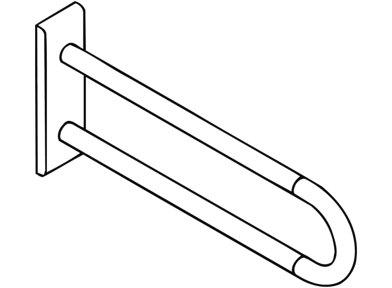 801.50B320 ручка поддержки стены HEWI Edition matt | Polyamid  - Вид №6