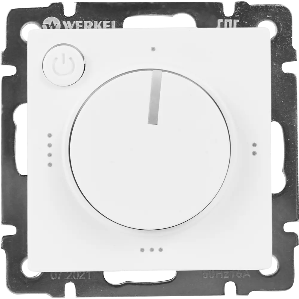 Терморегулятор для теплого пола Werkel W1151101 электромеханический 3500 Вт цвет белый STLM-2113878
