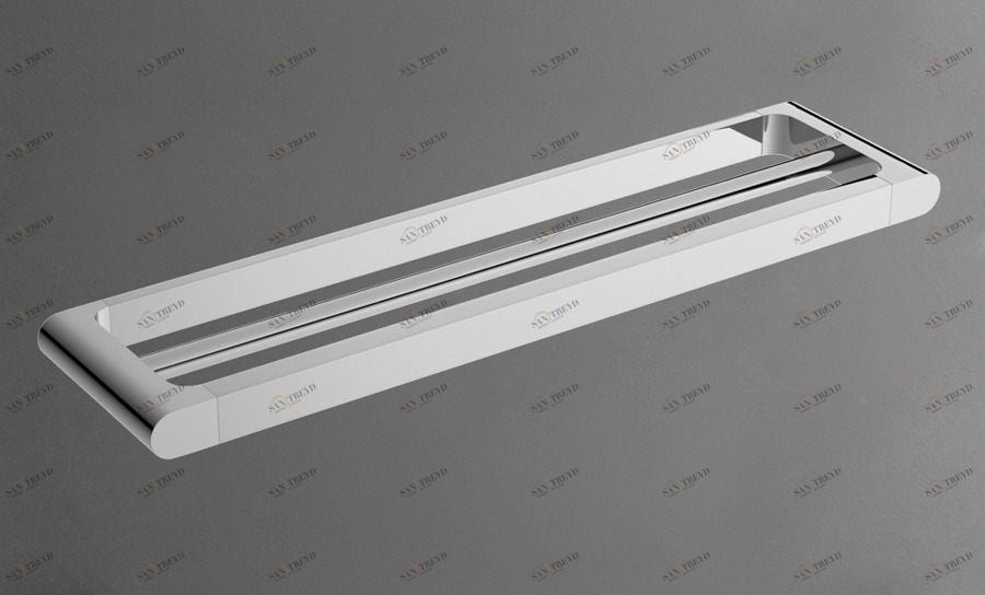 Полотенцедержатель двойной настенный ART&MAX PLATINO AM-E-3948AL 