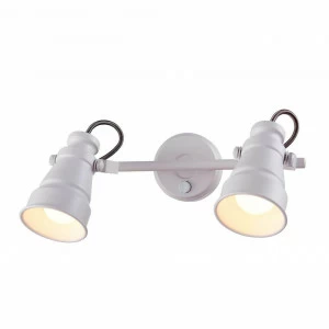 Спот настенный на 2 лампы белый "Бейкер" CL541520 CITILUX БЕЙКЕР 00-3926610 Белый