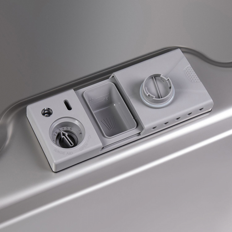 MLP-12SR Посудомоечная бытовая машина mlp-12s/ полноразмерная, тип установки: полновстраиваемая 60см, количество комплектов: 12, управление: электронное с led индикацией, количество программ: 5 (интенсивная, эко, 90 минут, быстрая, половинная загрузка), и Santreyd  - Вид №10